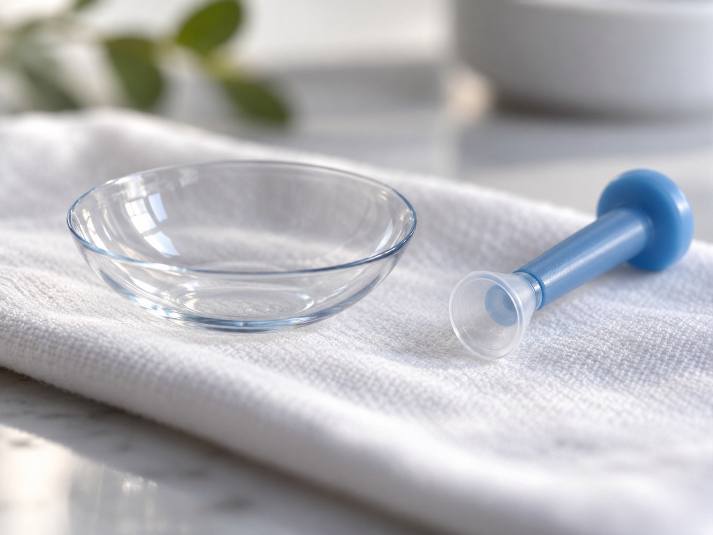 Scleral contact lens and insertion applicator